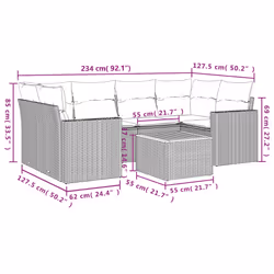 VidaXL 3224022 ensemble de meubles de jardin