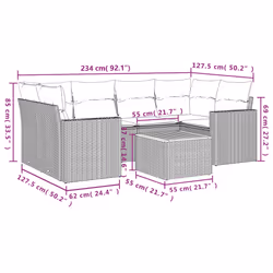 VidaXL 3224023 ensemble de meubles de jardin