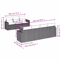 VidaXL 3224026 ensemble de meubles de jardin