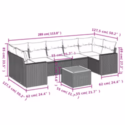 VidaXL 3224032 ensemble de meubles de jardin