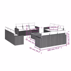 VidaXL 3224057 ensemble de meubles de jardin