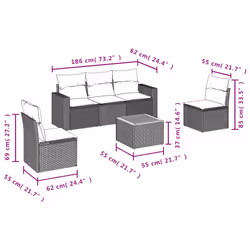 VidaXL 3224064 ensemble de meubles de jardin