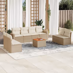 Cet ensemble de canapés de jardin est le complément parfait de votre arrière-cour, terrasse ou patio, offrant un espace confo ...