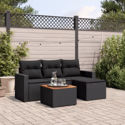 Cet ensemble de canapés de jardin est le complément parfait de votre arrière-cour, terrasse ou patio, offrant un espace confo ...