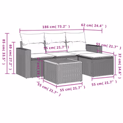 VidaXL 3224089 ensemble de meubles de jardin