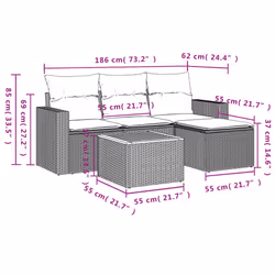 VidaXL 3224091 ensemble de meubles de jardin