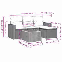 VidaXL 3224093 ensemble de meubles de jardin