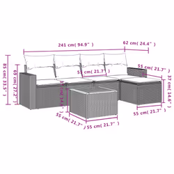 VidaXL 3224100 ensemble de meubles de jardin