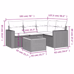 VidaXL 3224105 ensemble de meubles de jardin