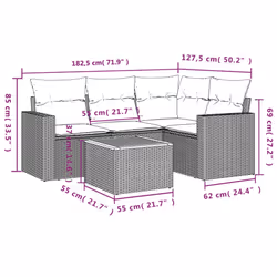 VidaXL 3224107 ensemble de meubles de jardin