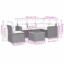 VidaXL 3224109 ensemble de meubles de jardin