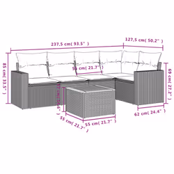 VidaXL 3224110 ensemble de meubles de jardin