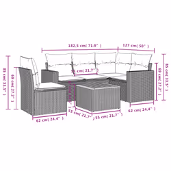 VidaXL 3224112 ensemble de meubles de jardin
