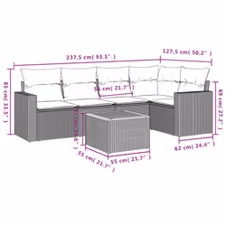 VidaXL 3224114 ensemble de meubles de jardin