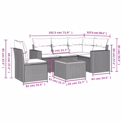 VidaXL 3224123 ensemble de meubles de jardin