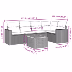 VidaXL 3224128 ensemble de meubles de jardin