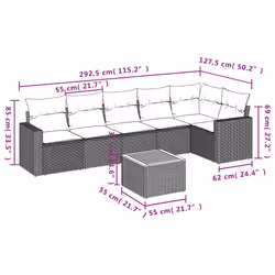 VidaXL 3224131 ensemble de meubles de jardin