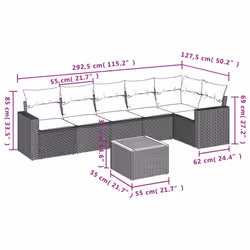 VidaXL 3224133 ensemble de meubles de jardin