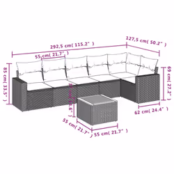 VidaXL 3224140 ensemble de meubles de jardin