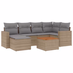 VidaXL 3224225, Gris clair, Rotin, Acier, Bois d'acacia, 110 kg, Adultes et enfants, 550 mm, 550 mm