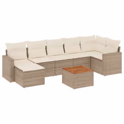 VidaXL 3224231, Crème, Rotin, Acier, Bois d'acacia, 110 kg, Adultes et enfants, 550 mm, 550 mm