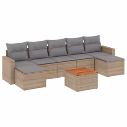 VidaXL 3224253, Gris clair, Rotin, Acier, Bois d'acacia, 110 kg, Adultes et enfants, 550 mm, 550 mm