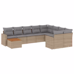 VidaXL 3224288, Gris clair, Rotin, Acier, Bois d'acacia, 110 kg, Adultes et enfants, 550 mm, 550 mm