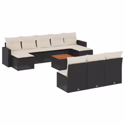 VidaXL 3224327, Crème, Rotin, Acier, Bois d'acacia, 110 kg, Adultes et enfants, 550 mm, 550 mm
