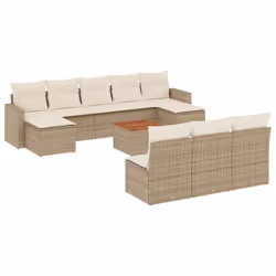 VidaXL 3224329, Crème, Rotin, Acier, Bois d'acacia, 110 kg, Adultes et enfants, 550 mm, 550 mm