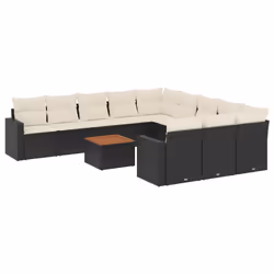 VidaXL 3224348, Crème, Rotin, Acier, Bois d'acacia, 110 kg, Adultes et enfants, 550 mm, 550 mm
