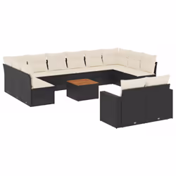 VidaXL 3224355, Crème, Rotin, Acier, Bois d'acacia, 110 kg, Adultes et enfants, 550 mm, 550 mm