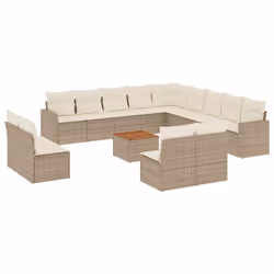 VidaXL 3224378, Crème, Rotin, Acier, Bois d'acacia, 110 kg, Adultes et enfants, 550 mm, 550 mm