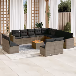 VidaXL 3224380 banc de jardin Rotin, Acier, Bois d'acacia