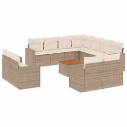 VidaXL 3224385, Crème, Rotin, Acier, Bois d'acacia, 110 kg, Adultes et enfants, 550 mm, 550 mm