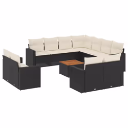 VidaXL 3224390, Crème, Rotin, Acier, Bois d'acacia, 110 kg, Adultes et enfants, 550 mm, 550 mm
