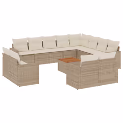 VidaXL 3224392, Crème, Rotin, Acier, Bois d'acacia, 110 kg, Adultes et enfants, 550 mm, 550 mm