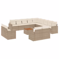 VidaXL 3224399, Crème, Rotin, Acier, Bois d'acacia, 110 kg, Adultes et enfants, 550 mm, 550 mm