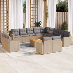 VidaXL 3224400 banc de jardin Rotin, Acier, Bois d'acacia