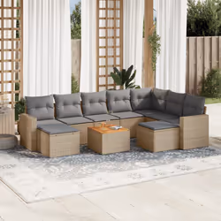 VidaXL 3224407 banc de jardin Rotin, Acier, Bois d'acacia