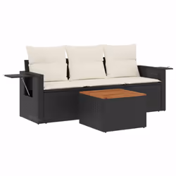 VidaXL 3224432, Crème, Rotin, Acier, Bois d'acacia, 110 kg, Adultes et enfants, 550 mm, 550 mm