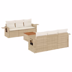 VidaXL 3224455, Crème, Rotin, Acier, Bois d'acacia, 110 kg, Adultes et enfants, 550 mm, 550 mm