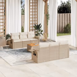 VidaXL 3224455 banc de jardin Rotin, Acier, Bois d'acacia