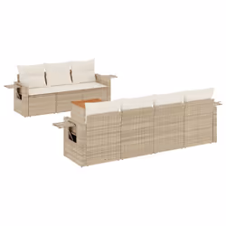 VidaXL 3224469, Crème, Rotin, Acier, Bois d'acacia, 110 kg, Adultes et enfants, 550 mm, 550 mm