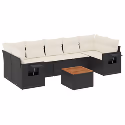 VidaXL 3224474, Crème, Rotin, Acier, Bois d'acacia, 110 kg, Adultes et enfants, 550 mm, 550 mm