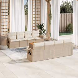 VidaXL 3224483 banc de jardin Rotin, Acier, Bois d'acacia