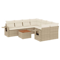 VidaXL 3224490 banc de jardin Rotin, Acier, Bois d'acacia