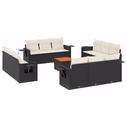 VidaXL 3224495, Crème, Rotin, Acier, Bois d'acacia, 110 kg, Adultes et enfants, 550 mm, 550 mm