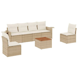 VidaXL 3224511 banc de jardin Rotin, Acier, Bois d'acacia