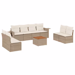 VidaXL 3224525, Crème, Rotin, Acier, Bois d'acacia, 110 kg, Adultes et enfants, 550 mm, 550 mm
