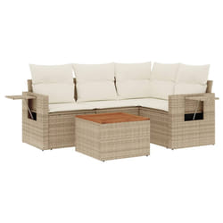 VidaXL 3224546 banc de jardin Rotin, Acier, Bois d'acacia